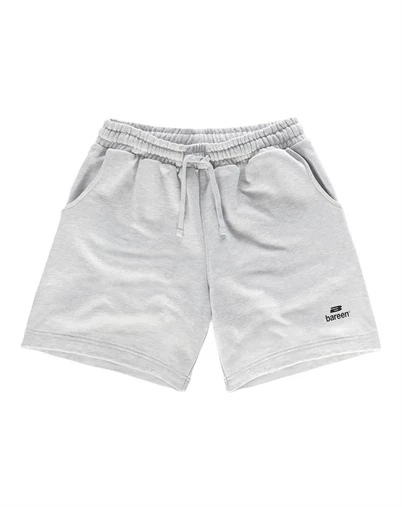 Bareen - Logo Sweat Shorts - Cloudy Grey